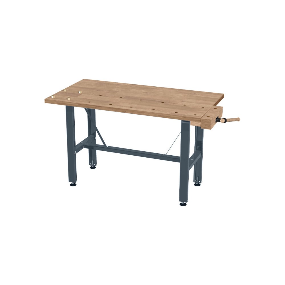 Изображение товара Верстак столярный Сорокин 1,5 м с деревянными тисками