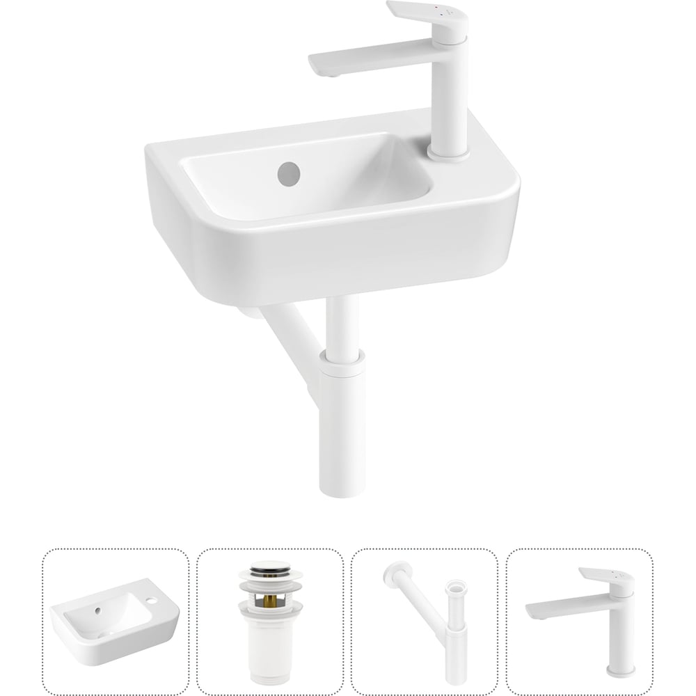 Изображение товара Мини-раковина для ванной комнаты или туалета Lavinia Boho One в наборе 4 в 1 20217374R