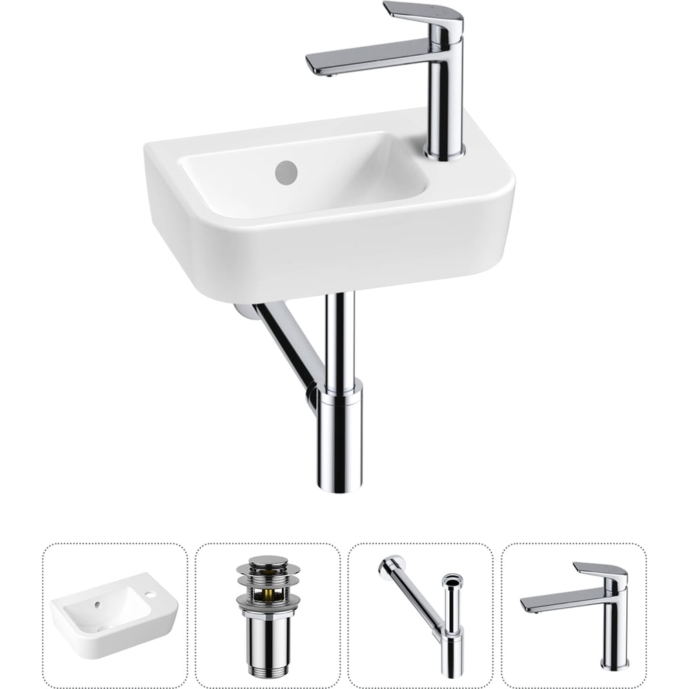 Изображение товара Мини-раковина Lavinia Boho One 4в1 белый санфарфор компактный дизайн