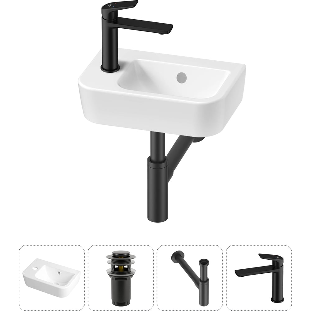 Изображение товара Мини-раковина для ванной комнаты Lavinia Boho One 4 в 1 белая