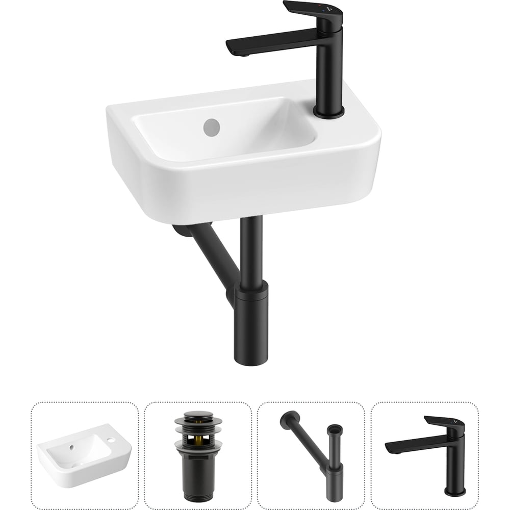 Изображение товара Мини-раковина Lavinia Boho One 4 в 1, белый санфарфор, современный дизайн