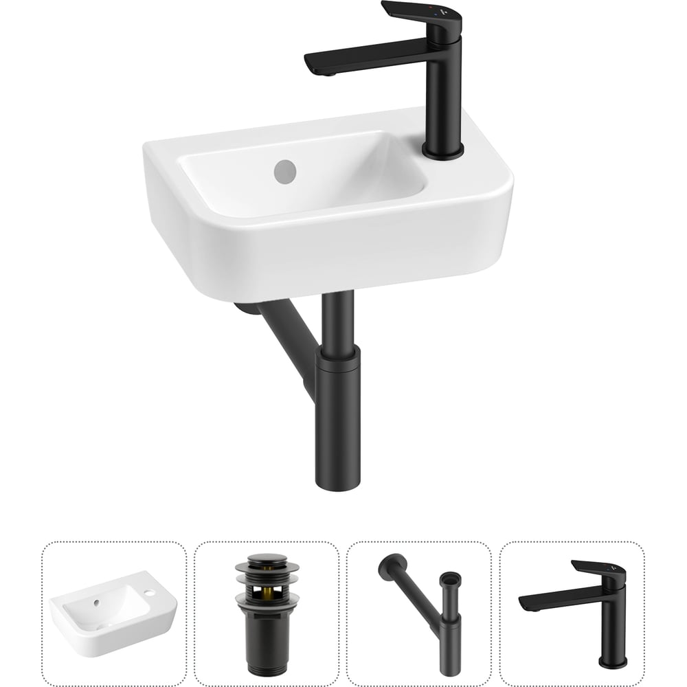 Изображение товара Мини-раковина Lavinia Boho One 20217372R для ванной и туалета 1 чашка белая санфарфор