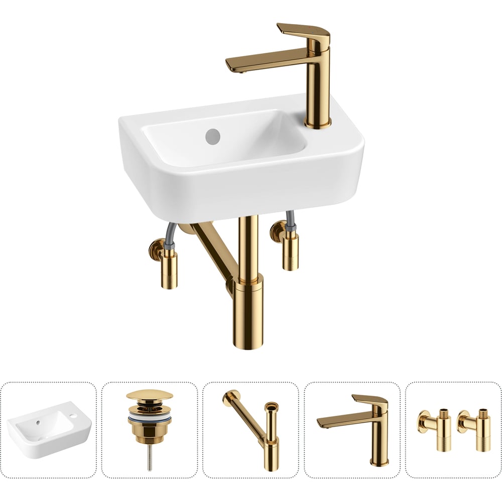 Изображение товара Мини-раковина для ванной Lavinia Boho One 5 в 1 белая