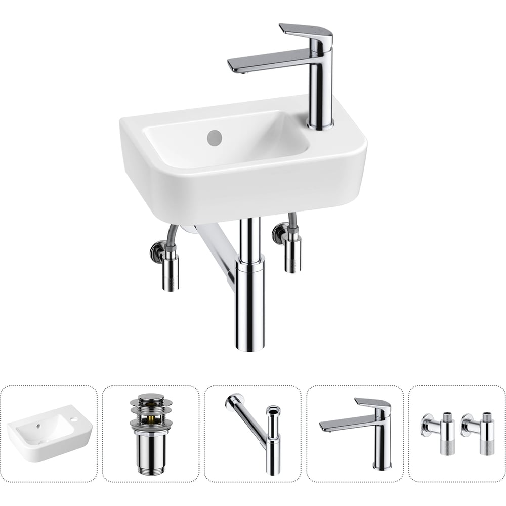 Изображение товара Мини-раковина Lavinia Boho One 5 в 1 для ванной и туалета белая