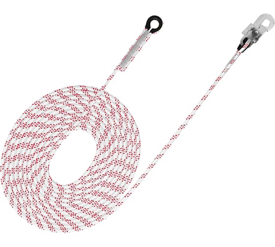 Изображение товара Анкерное устройство ОкаПром ЛайнПром с карабином КТ2, 200 метров, ОР-88