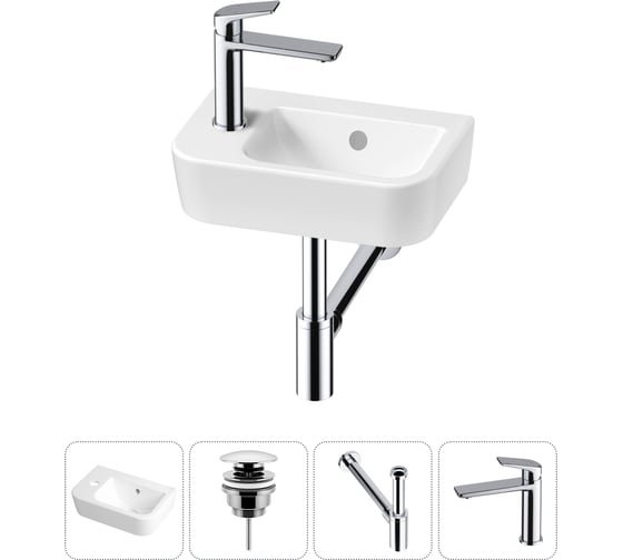 Изображение товара Мини-раковина для ванной комнаты или туалета Lavinia Boho One в наборе 4 в 1 20217305R