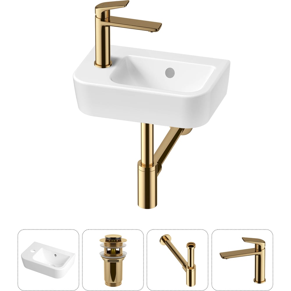 Изображение товара Мини-раковина Lavinia Boho One 20217295R белый санфарфор современная