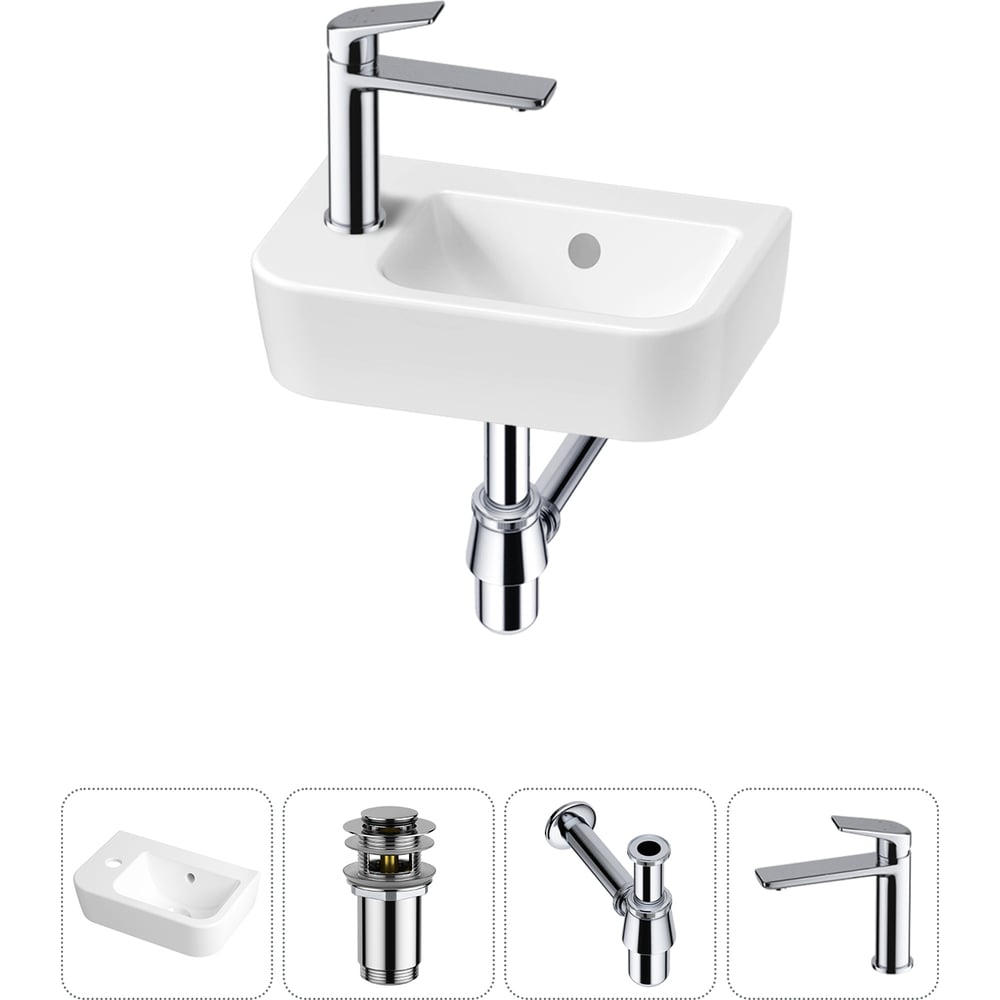 Изображение товара Мини-раковина Lavinia Boho One 4в1 стиль современный санфарфор небольшой размер