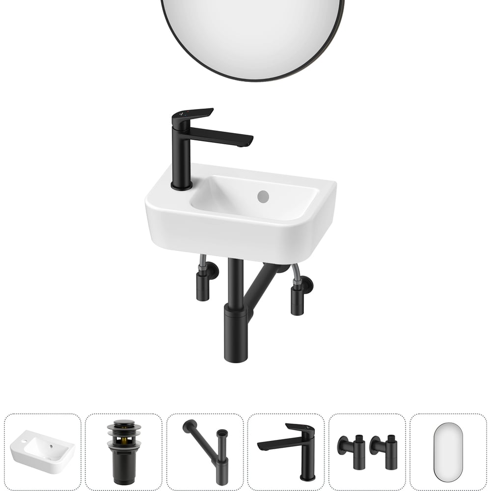 Изображение товара Мини-раковина Lavinia Boho One 6 в 1 для ванной и туалета белая