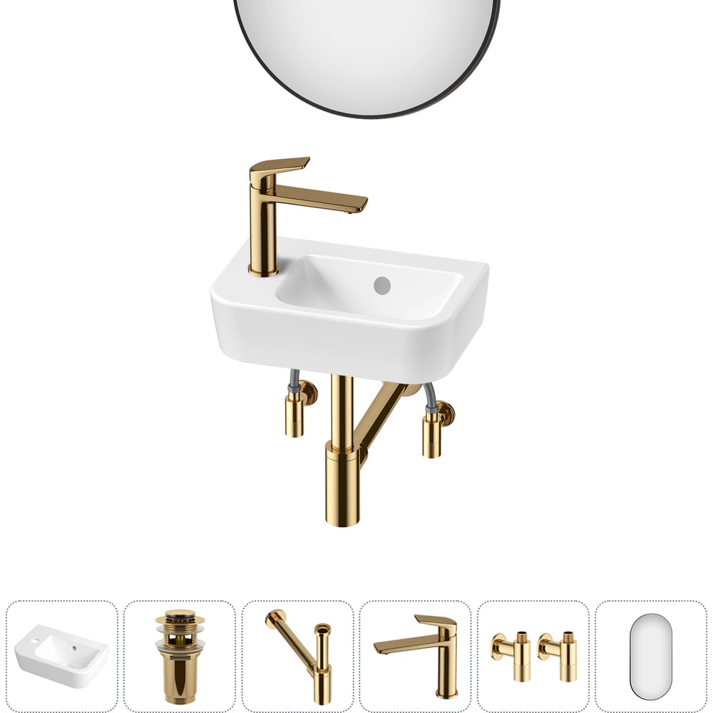 Изображение товара Мини-раковина для ванной и туалета Lavinia Boho One 6 в 1 белый санфарфор