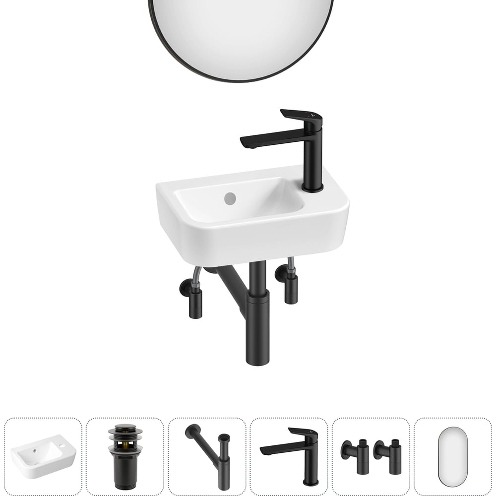 Изображение товара Мини-раковина Lavinia Boho One 20217380R для ванной 6 в 1