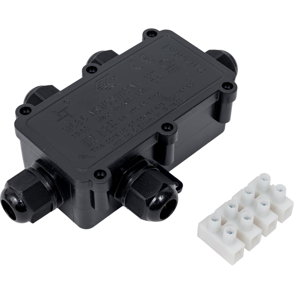 Изображение товара Герметичный влагозащищенный соединитель Wolta IP68 WTB-WBQ/01B для электросетей