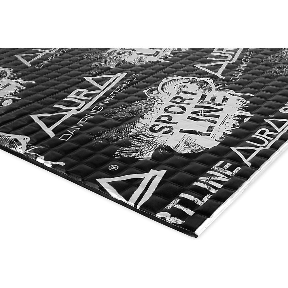 Изображение товара Виброизоляционный материал AURA 8мм с фольгой, 7 листов, 275x470мм, VDM-SPORT-HARD