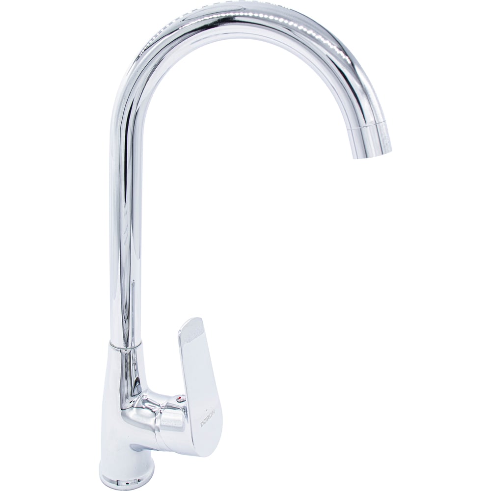 Изображение товара Дорон DС 2425-N Смеситель кухонный шаровый с высоким изливом хром