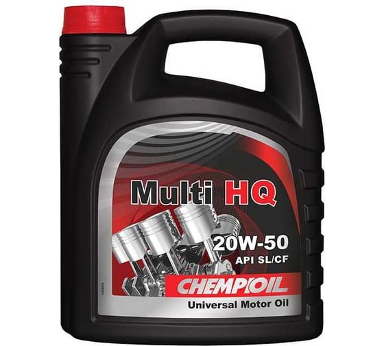 Изображение товара Минеральное моторное масло CHEMPIOIL MULTI HQ 20W50 4 л S506