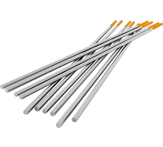 Изображение товара Электроды неплавящиеся вольфрамовые SvarCity WL-15(20шт., 1,6мм*175мм), золотистый WL-15/1,6/175мм