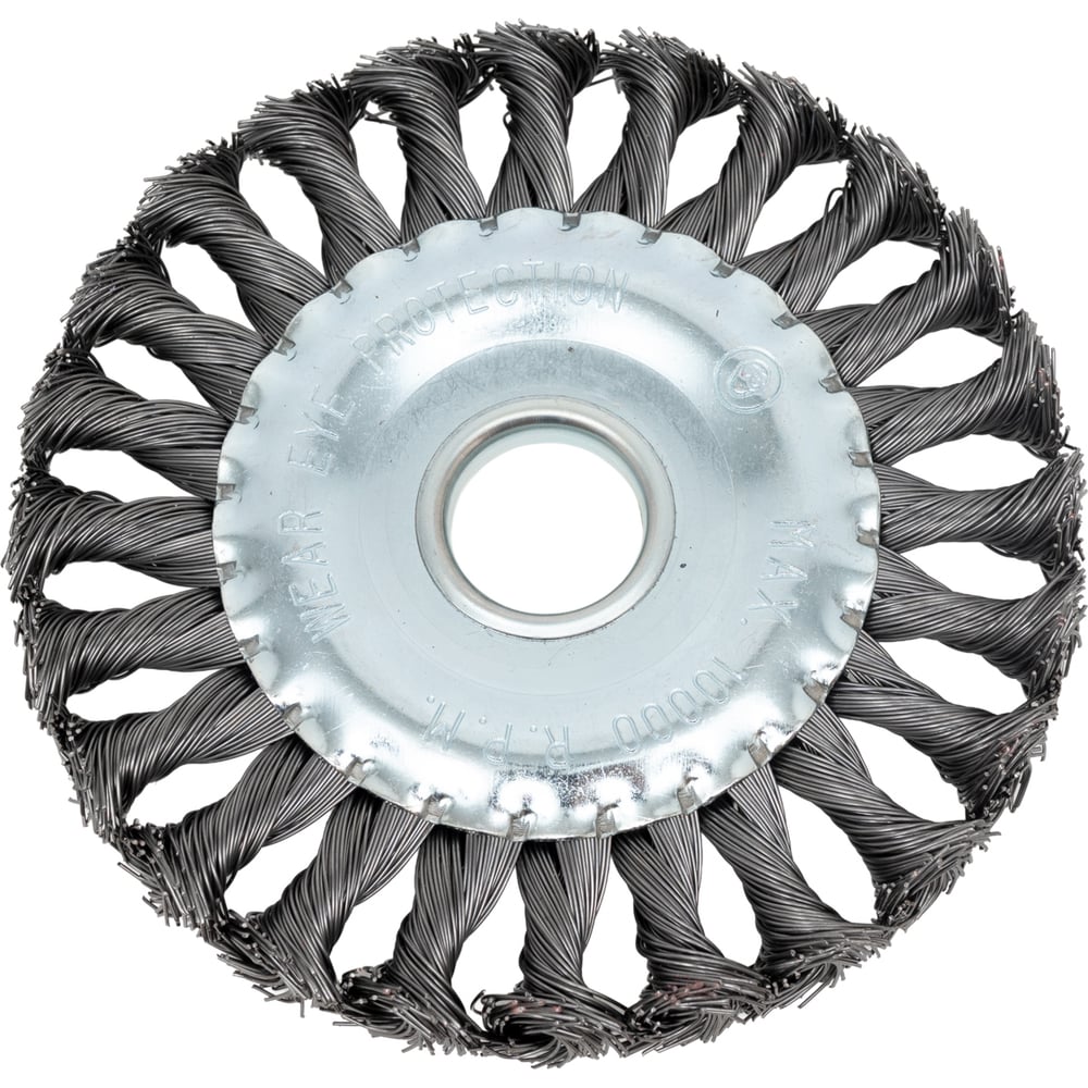 Изображение товара Щетка плоская для УШМ Hardcore 150x22,23 мм, кручёная проволока 221150