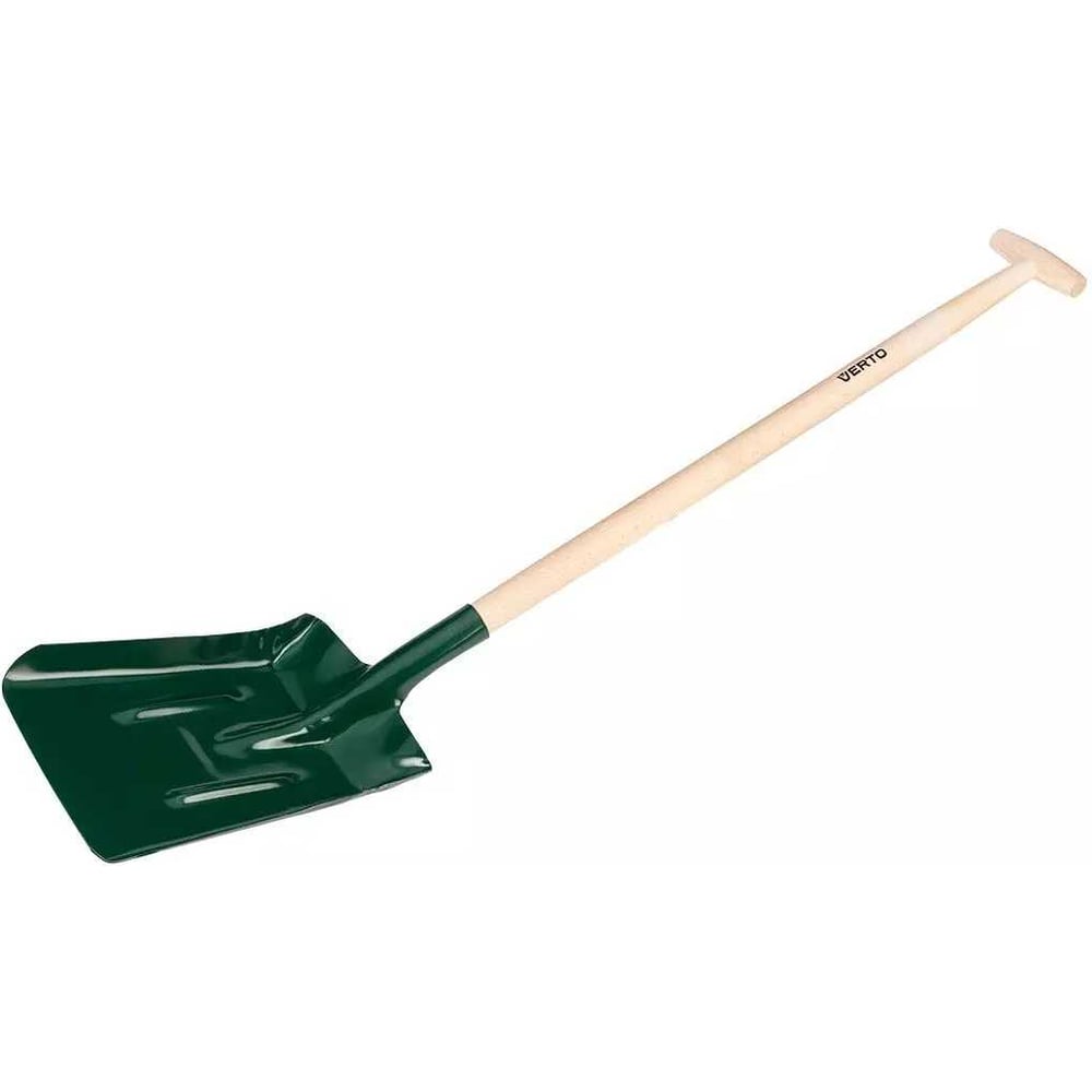 Изображение товара Лопата VERTO углеродная с деревянной рукояткой 15G021