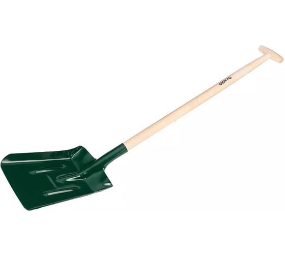 Изображение товара Лопата из углеродистой стали VERTO деревянная рукоятка, Т-образная рукоятка 15G021