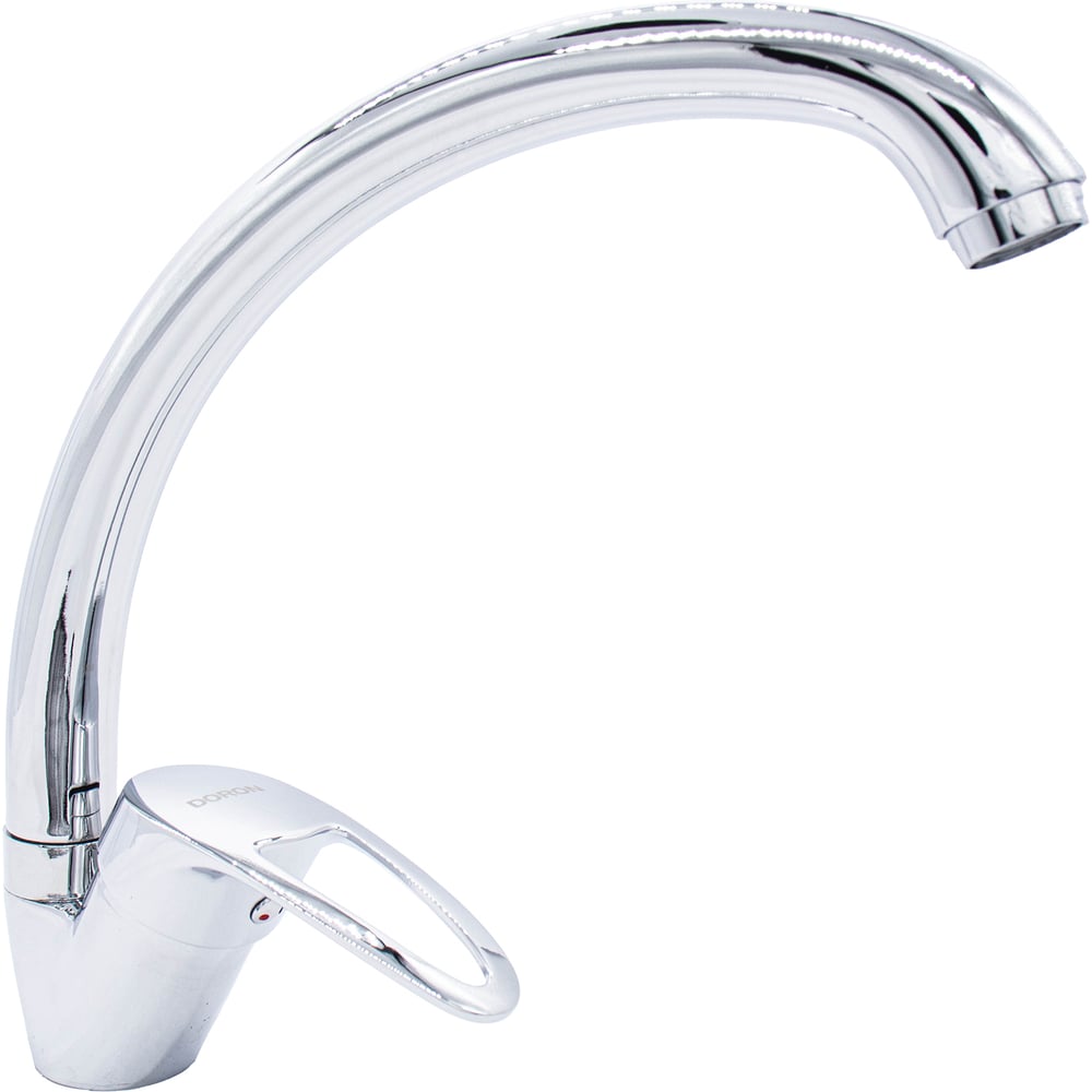 Изображение товара Смеситель для кухни Doron DС 2441-N шаровый хром высокий излив современный