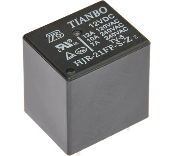 Изображение товара Реле электромагнитное Tianbo RELAY (100 шт/упак) HJR-21FF-12VDC-S-Z 2084