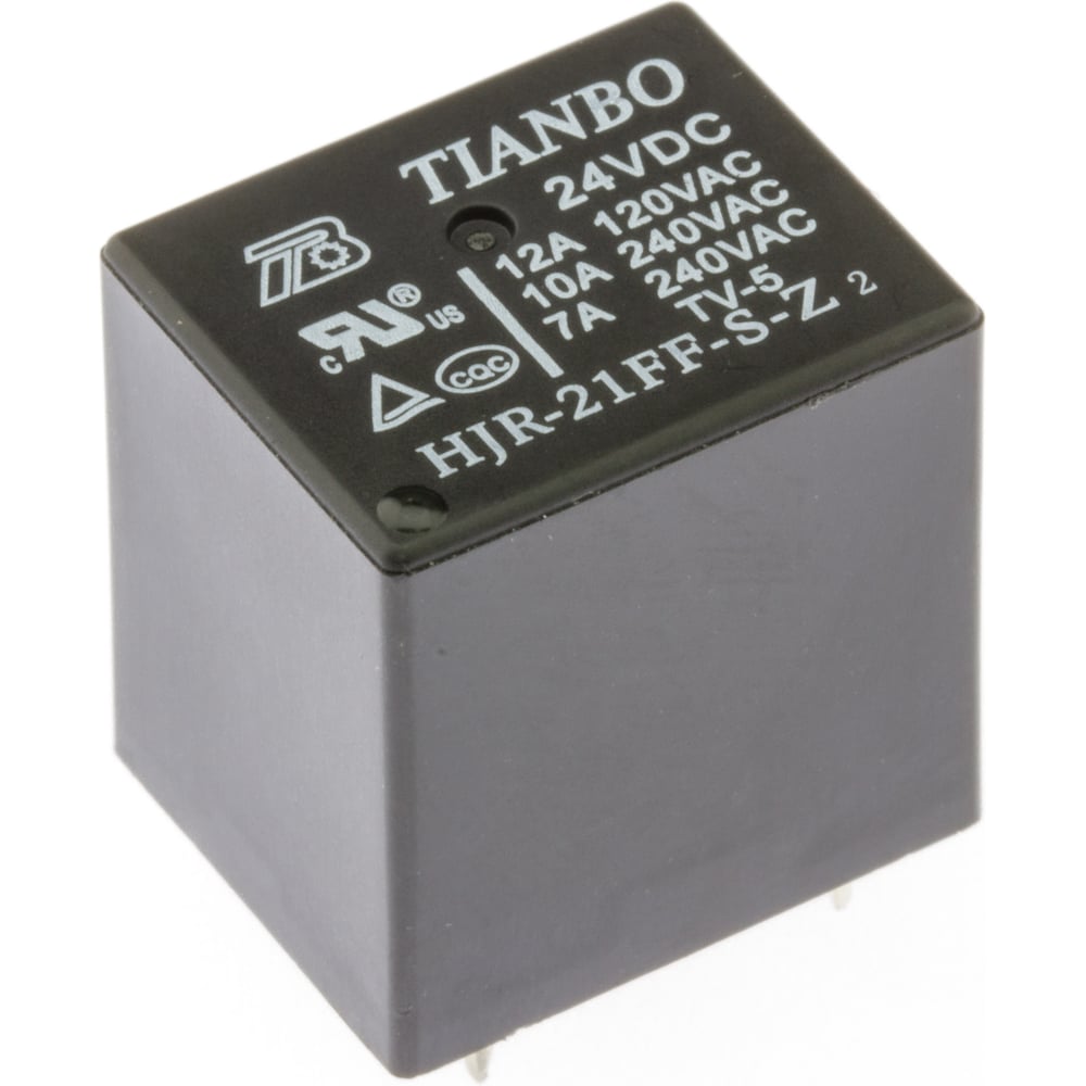 Изображение товара Реле электромагнитное Tianbo RELAY HJR-21FF-24VDC-S-Z 100 шт/упак