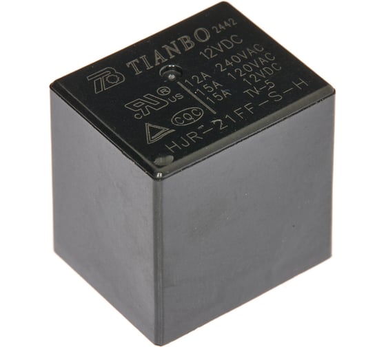 Изображение товара Реле электромагнитное Tianbo RELAY (100 шт/упак) HJR-21FF-12VDC-S-H 123180