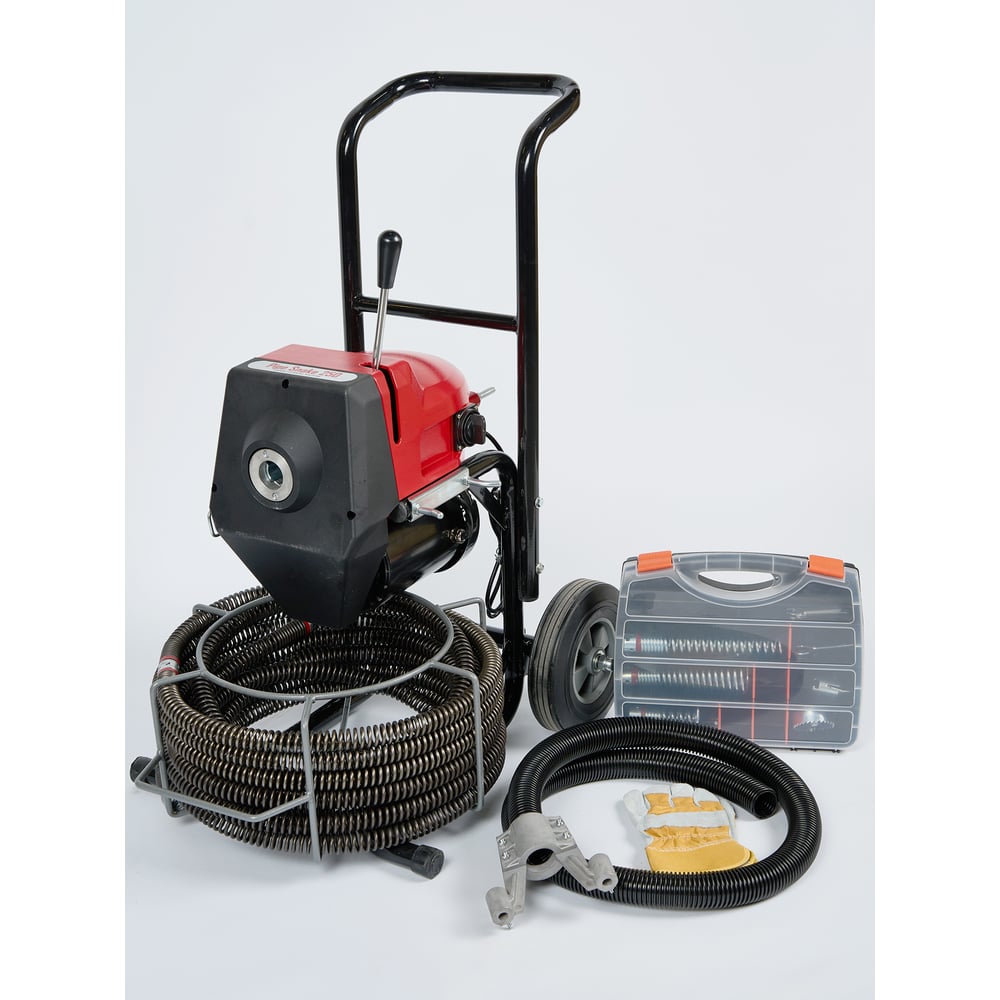 Изображение товара Прочистная машина PipeSnake AN200A для труб 50-250 мм электромеханическая