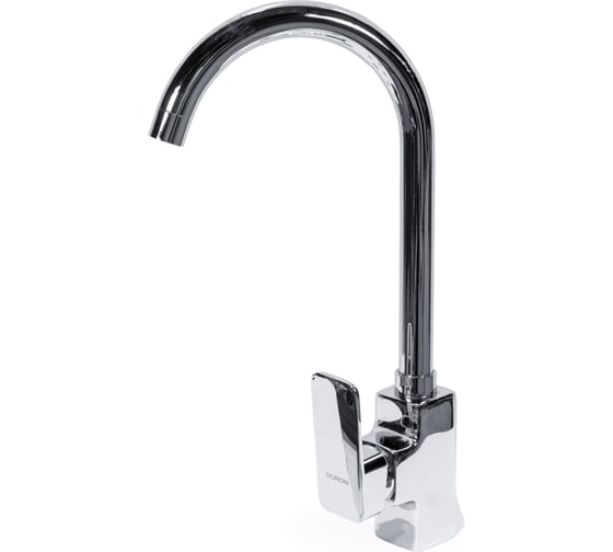 Изображение товара Смеситель для кухни Doron DС 2449-N, шаровый, хром, излив высокий, п/г 016334