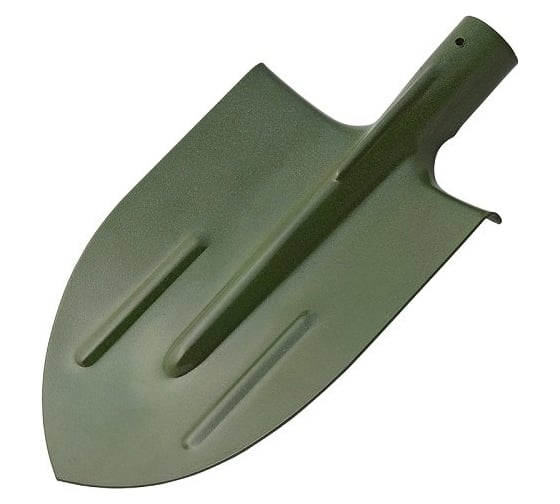 Изображение товара Лопата штыковая DEVery Люкс с металлическим черенком и V-ручкой 5713070