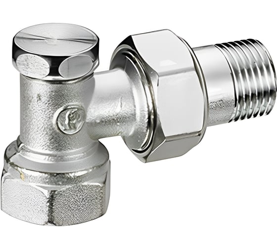 Изображение товара Клапан угловой Giacomini R16D2, 1/2, 1/2, ВН, хромированный R16DX003 007-0660