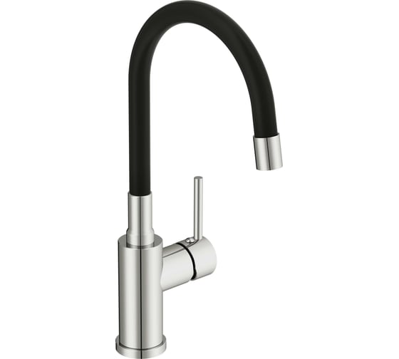 Изображение товара Смеситель для кухни Cersanit MELAR однорычажный, с гибким изливом, хром 68233