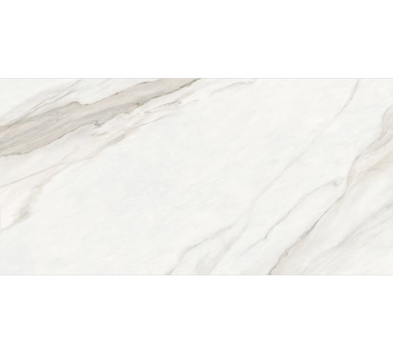 Изображение товара Керамогранит Delacora Calacatta Monsoon sugar-эффект 600x1200x9,5 1,44 м2 белый 60120CMN01