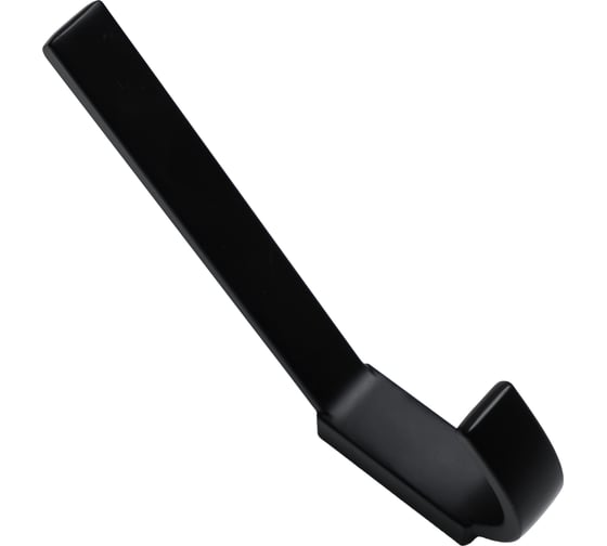 Изображение товара Крючок мебельный JET 235 двухрожковый черный матовый C235Z.002BL99
