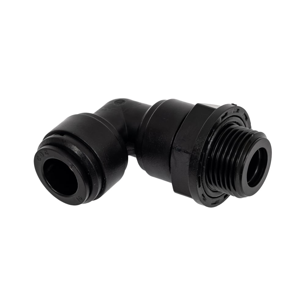 Изображение товара Фитинг угловой CDC Pneumatics G3/8 10 мм пластиковый 10G03B