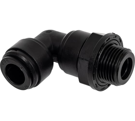 Изображение товара Фитинг угловой CDC Pneumatics 10мм G3/8 HRPL 10G03B