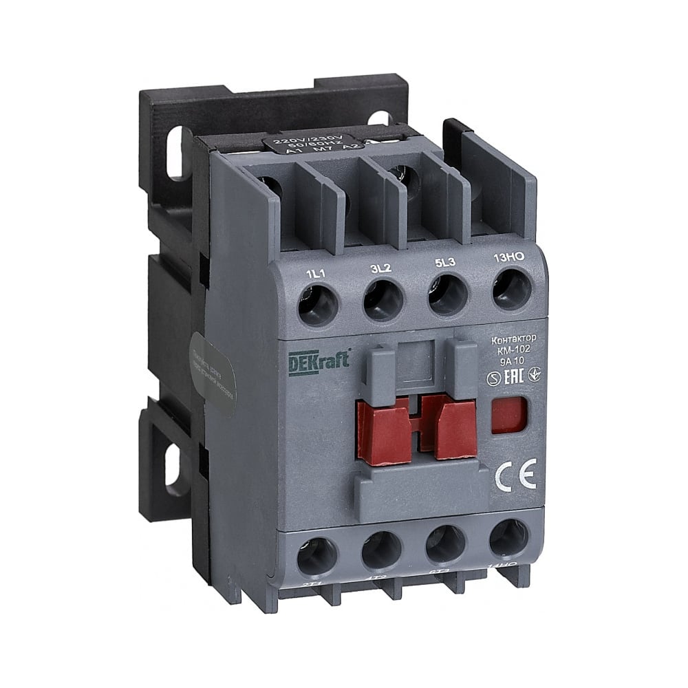 Изображение товара Автоматический выключатель Dekraft Контактор КМ-102 9А 24В