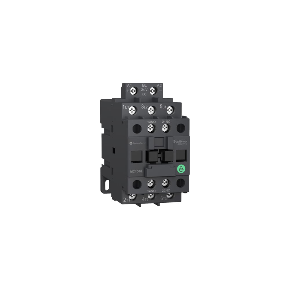 Изображение товара Контактор Systeme Electric MC1D 3P 12A 24VDC с пониженным током катушки