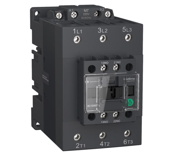 Изображение товара Контактор Systeme Electric MC1D 3P 95A НО+НЗ 380V 50/60ГЦ MC1D95Q7