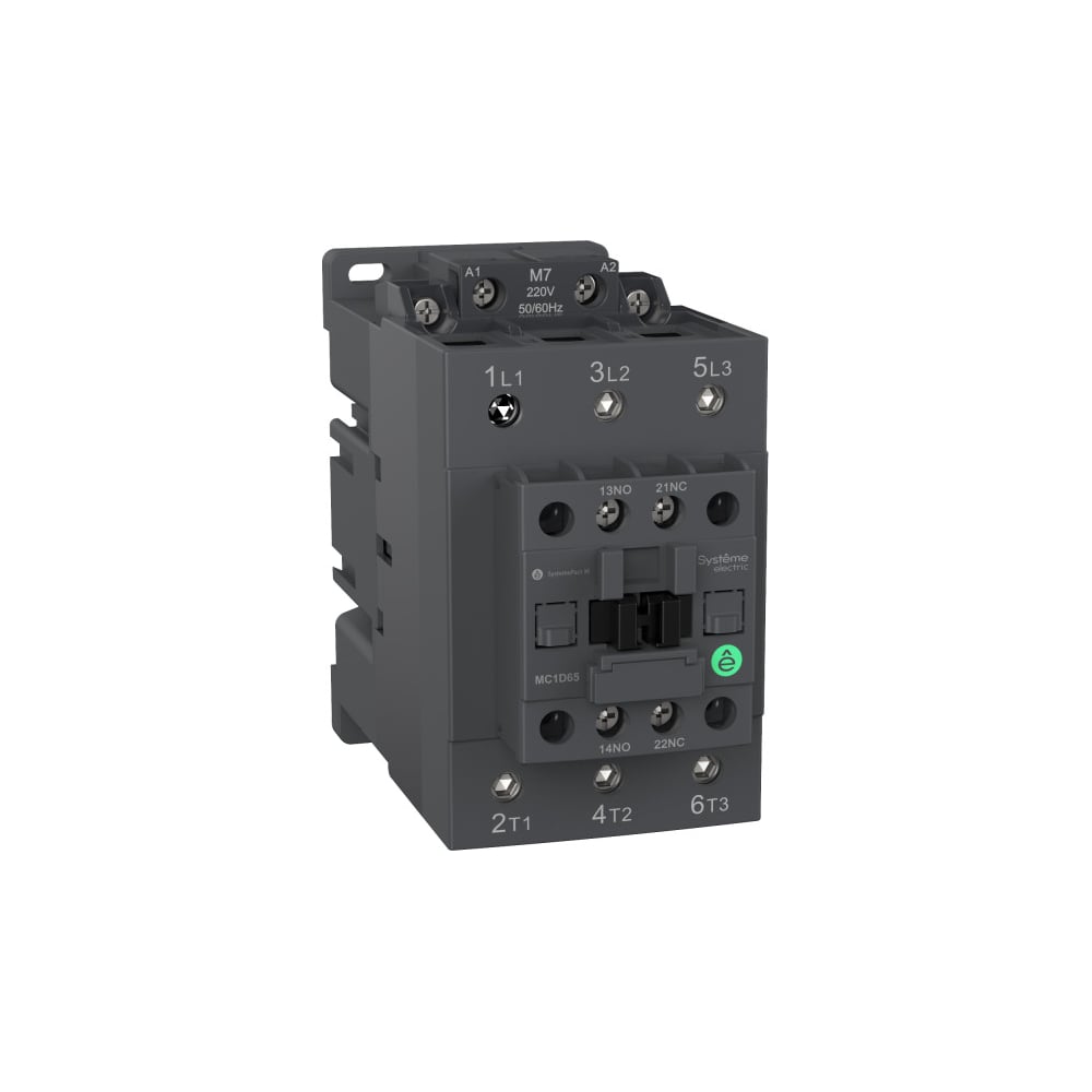Изображение товара Контактор Systeme Electric MC1D 3P 40A 220V НО+НЗ монтаж DIN-рейка