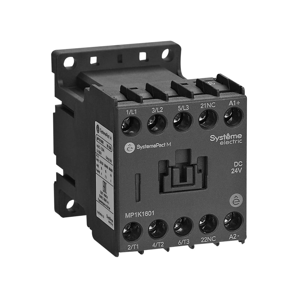 Изображение товара Контактор Systeme Electric MP1K 12A 1НЗ DC24V для управления нагрузками