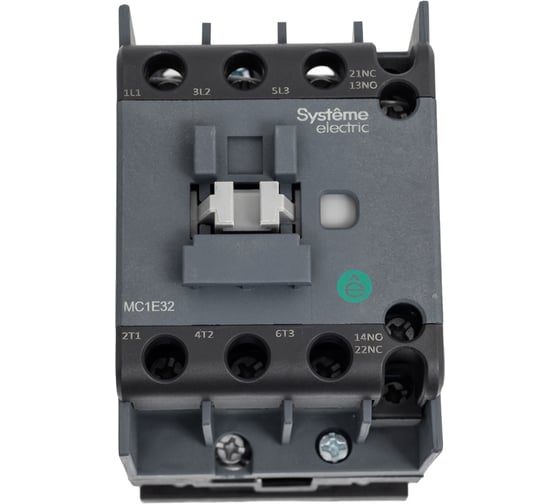 Изображение товара Контактор Systeme Electric MC1E 3P 32A НО+НЗ 110V 50/60ГЦ (LC1E3210F5) MC1E32F7