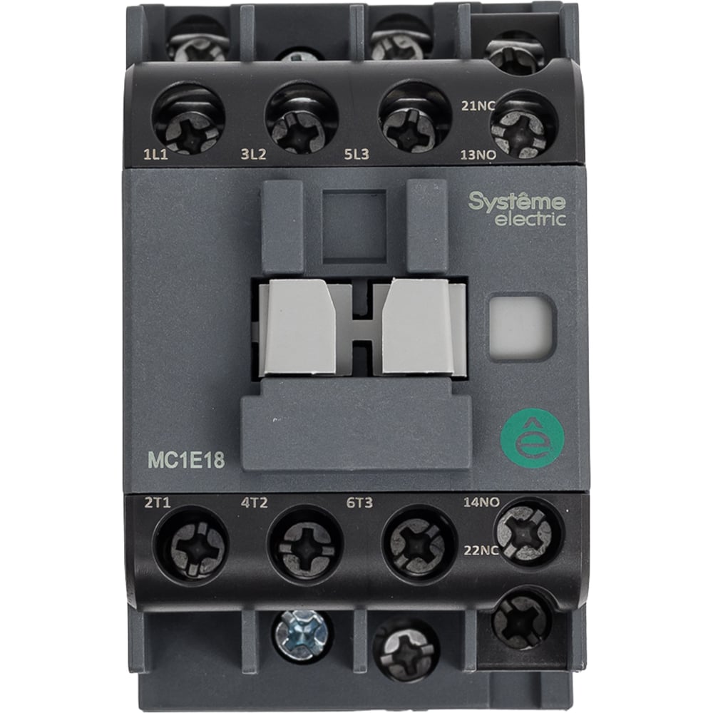 Изображение товара Контактор Systeme Electric MC1E 3P 18A НО+НЗ 110V 50/60ГЦ
