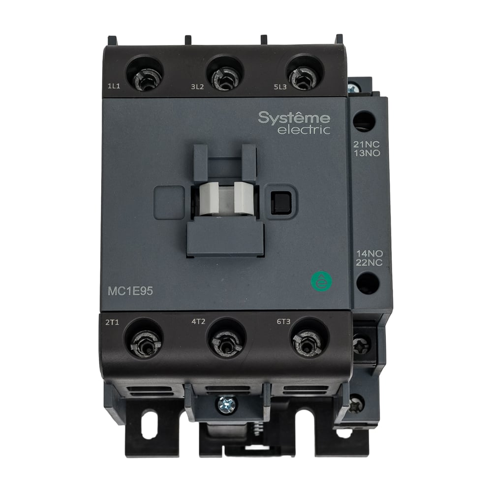 Изображение товара Контактор Systeme Electric MC1E 3P 95A НО+НЗ 380V/400V 50/60ГЦ НЕРЕВЕРСИВНЫЙ