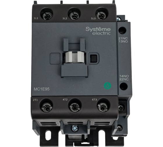 Изображение товара Контактор Systeme Electric MC1E 3P 95A НО+НЗ 380V/400V 50/60ГЦ (LC1E95Q5) MC1E95Q7