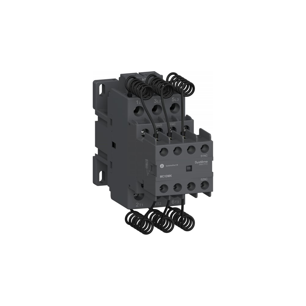 Изображение товара Контактор Systeme Electric MC1D для конденсаторных батарей 25 КВАР 1НО/2НЗ 220V 50/60ГЦ MC1DMKM7