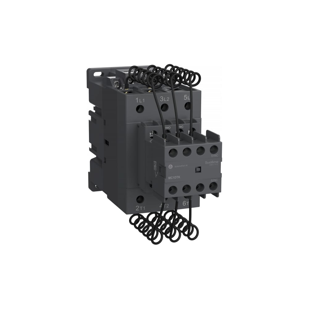 Изображение товара Контактор Systeme Electric MC1D для конденсаторных батарей 40 КВАР 1НО/2НЗ 220V 50/60ГЦ MC1DTKM7