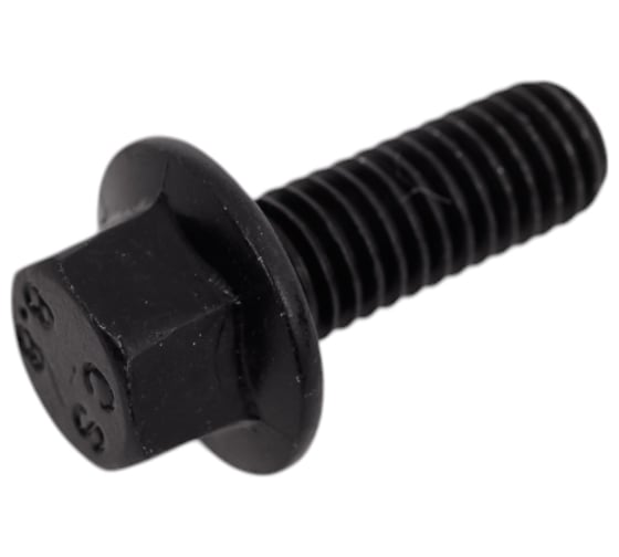 Изображение товара Болт с фланцем boltnn.ru DIN6921 (EN1662) М6x16 8.8 цинк-никель черный 480 часов без насечки 20 шт 4687206324596