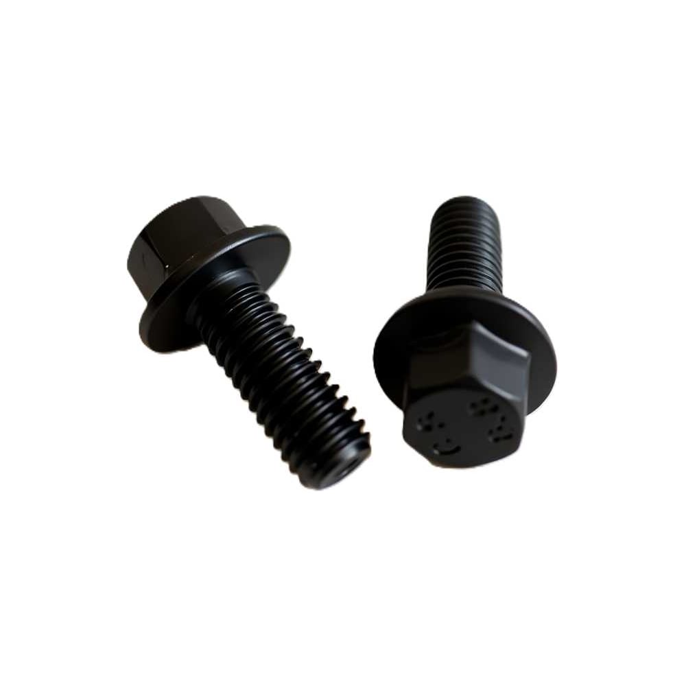 Изображение товара Болт с фланцем boltnn.ru DIN6921 (EN1662) М6x30 8.8 цинк-никель черный 480 часов без насечки 50 шт 4687206324640