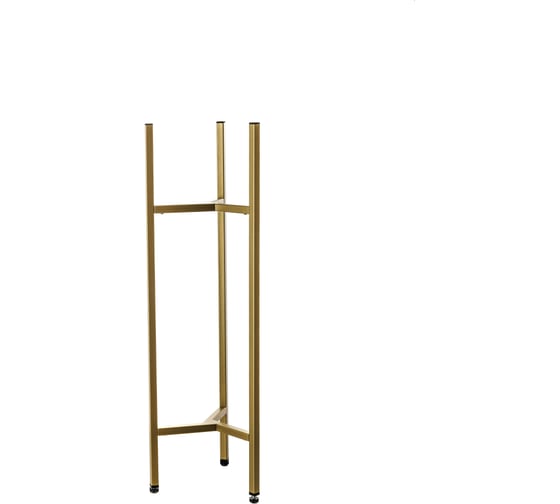 Изображение товара Подставка для цветов на 3 ножки Saros Polymer 70 см, цвет золотой металлик 430002